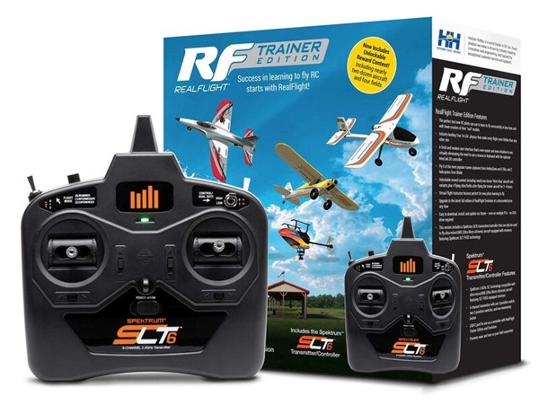 RealFlight Trainer Edition RC Flight Simulator with SLT6 Transmitter/Controller
